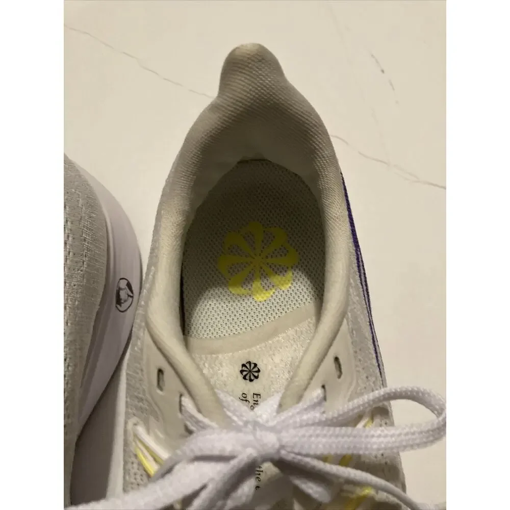Womens Nike Zoom Pegasus Running Shoes Sz 10 Used White Mesh BV5740 101‎